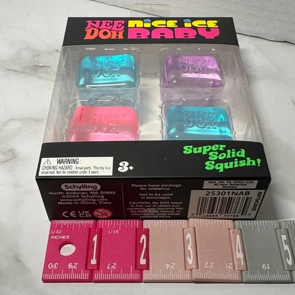 NeeDoh Nice Ice Baby Blue Pink Purple. New - Picture 3 of 7